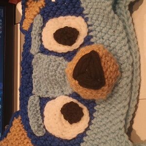 Unisex Child's Crochet Bluey Hat
